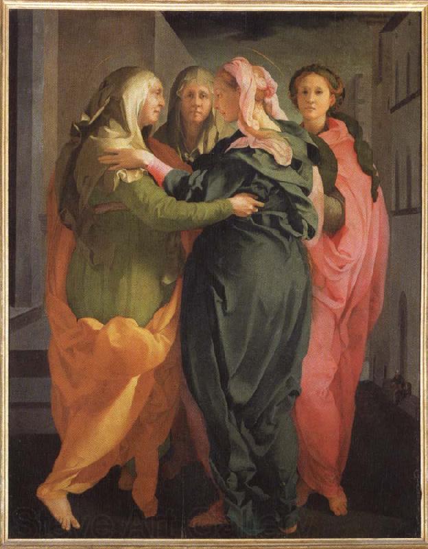 Pontormo, Jacopo Visitation Spain oil painting art